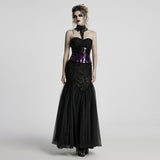 Gothic Gorgeous Black Crystal Headband