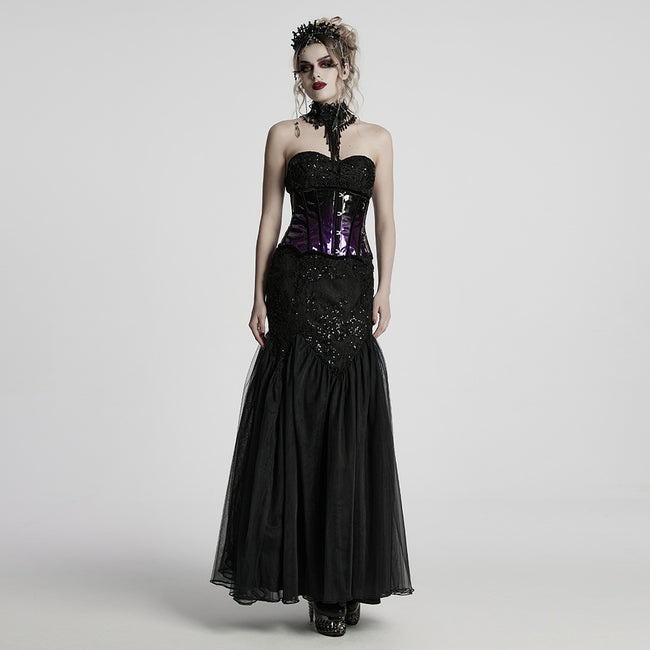 Gothic Gorgeous Black Crystal Headband