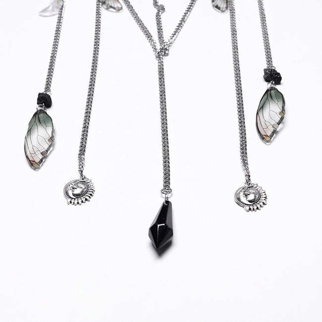 Gothic Gorgeous Black Crystal Headband