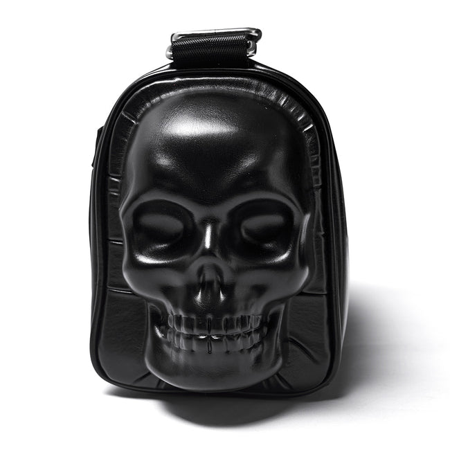Punk Metal Leather Skull Bag
