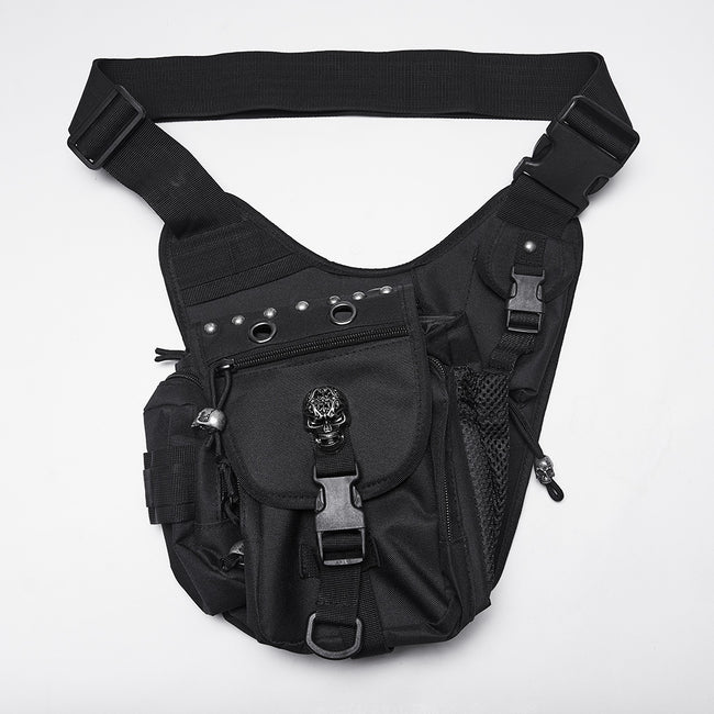 Punk Techwear Waist-Leg Bag