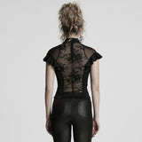 Gothic applique top