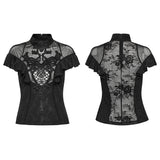 Gothic applique top