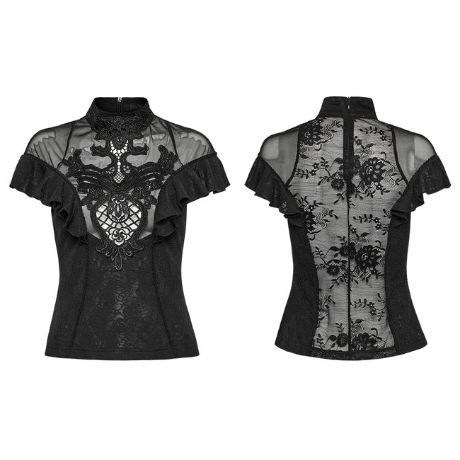 Gothic applique top