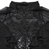 Gothic applique top