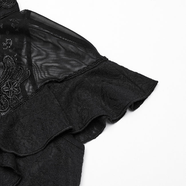 Gothic applique top