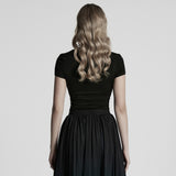 Gothic V-neck T-shirt