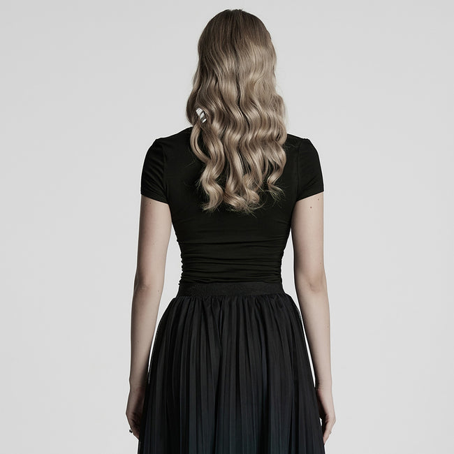 Gothic V-neck T-shirt