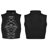 Punk tie-up crop top