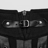 Punk tie-up crop top