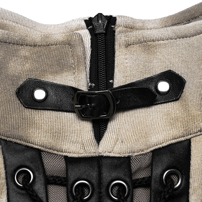 Punk tie-up crop top