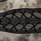 Punk tie-up crop top