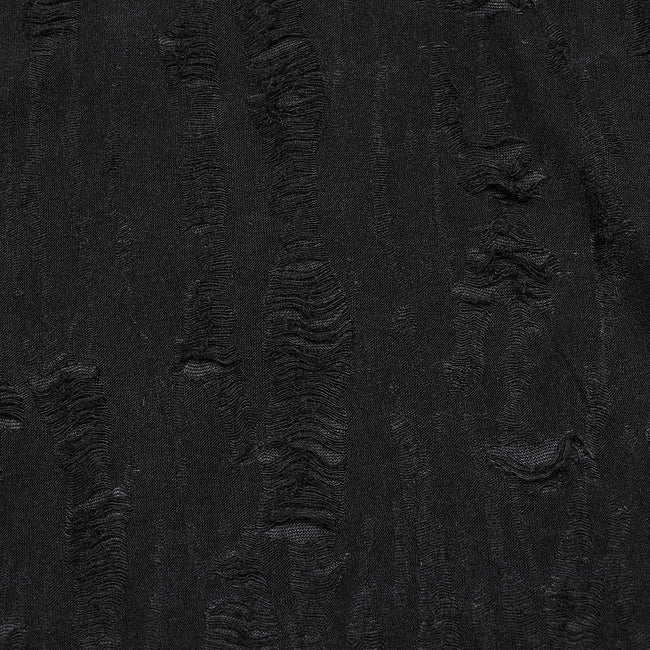 Punk tattered iron ring vest