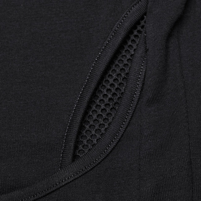 Punk drawstring structure T-shirt