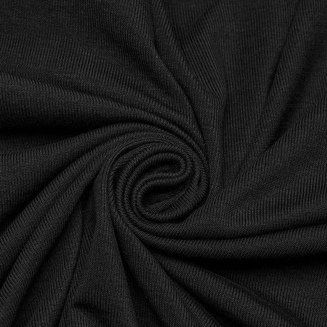 Punk bat skull printed T-shirt