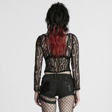 Sexy Punk Mesh T-shirt