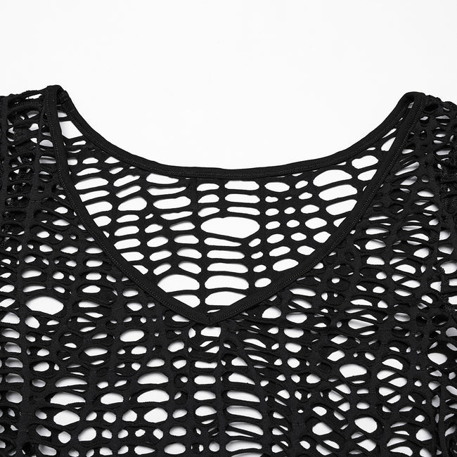 Sexy Punk Mesh T-shirt