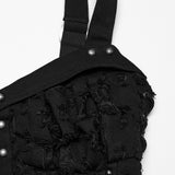 Decadent punk denim vest