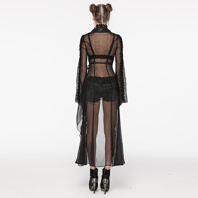Goth Perspective Long Cardigan