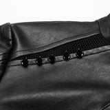 Punk Spikes Short Leather Jacket