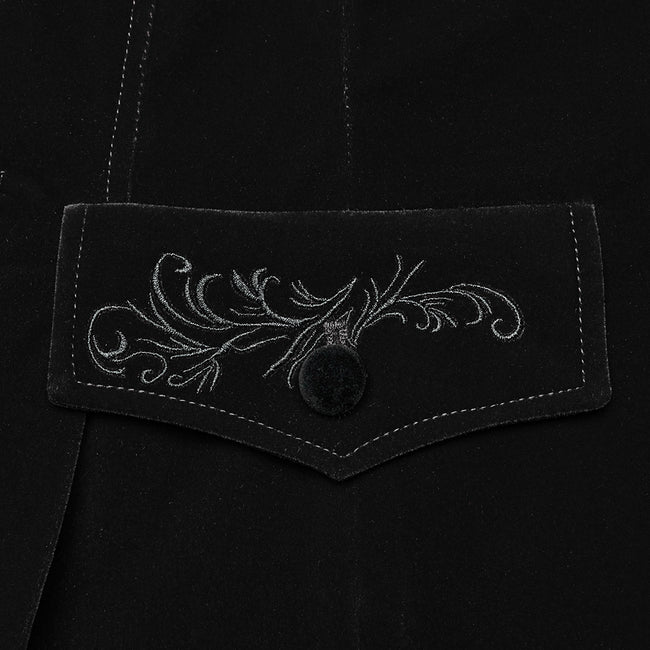 Goth Exquisite Embroidered Coat