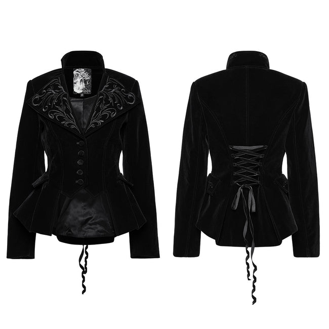 Goth Exquisite Embroidered Coat
