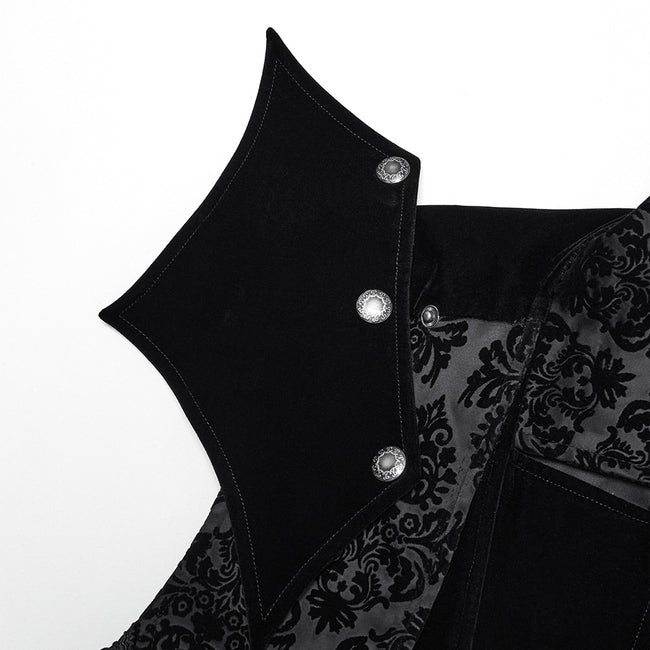 Goth stand collar gorgeous jacket
