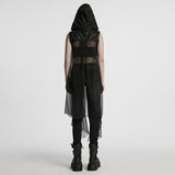 Punk personalized hollow skeleton vest