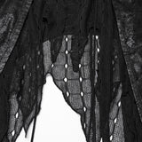 Goth Dark Alien Asymmetric Vest