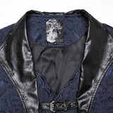 Gothic jacquard lapel vest