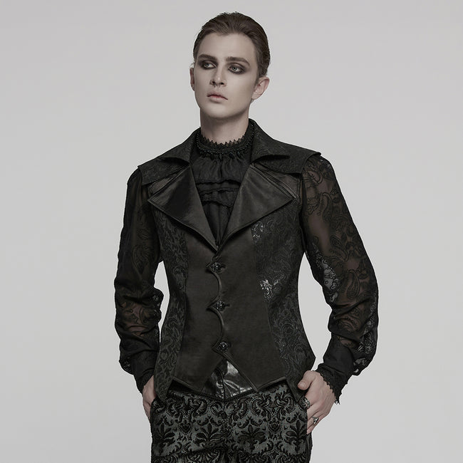 Goth Jacquard Gentlemen's Waistcoat