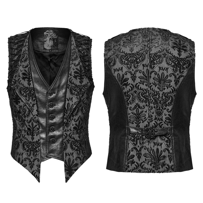 Goth Palace Embroidered Waistcoat