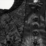 Goth Palace Embroidered Waistcoat