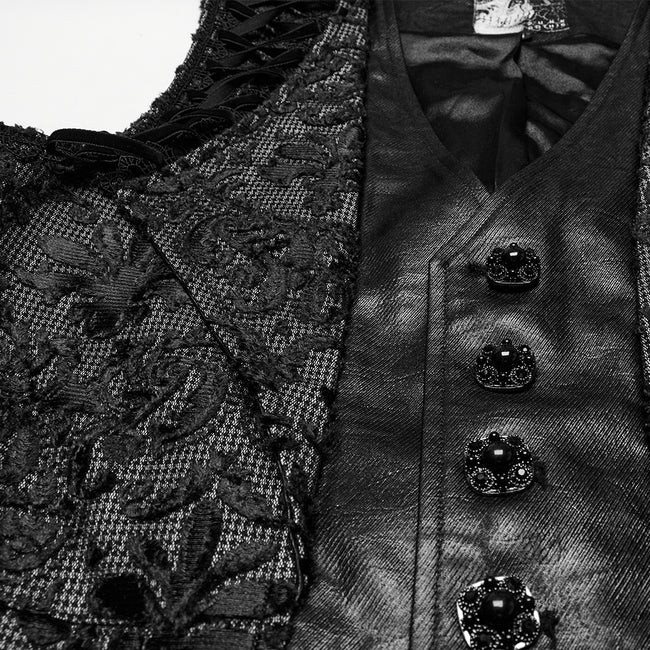 Goth Palace Embroidered Waistcoat