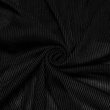 Goth striped flocking shirt
