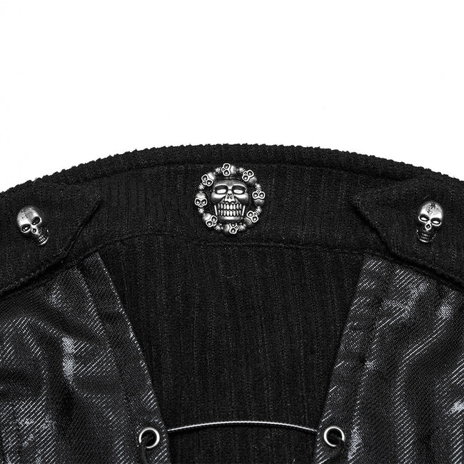 Punk drawstring tube top