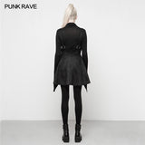 Punk Suede Personality High Waisted Suspender Skirt For Girls