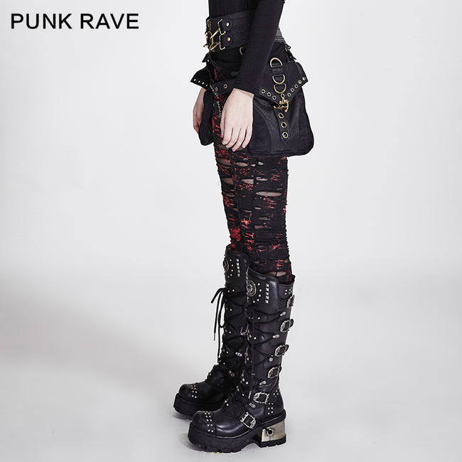 Hot Sale Broken Mesh Gothic Pants/leggings For Women