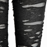 Hot Sale Broken Mesh Gothic Pants/leggings For Women