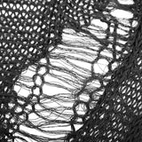 Loose Mesh Ripped Hole Tattered Distressed Knit Sweater Top