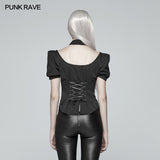 Gothic Blood Bubble Short Sleeves Shirt