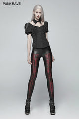 Gothic Blood Bubble Short Sleeves Shirt