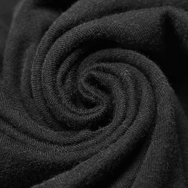 Steampunk Lace-up Neckline Long Sleeve T Shirt