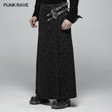 Gothic Vintage Personality Split Long Skirts For Men
