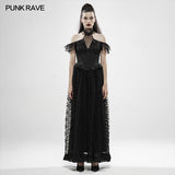 Gothic Gorgeous Off Shoulder Lace Dress