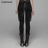 Punk Jean Long Pant With Removable Belt