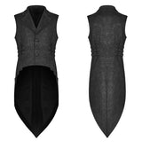 Gothic Floral Swallow-tailed Waistcoat