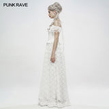 Gothic Gorgeous Off Shoulder Lace Dress