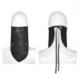 Gothic jacquard triangular face kerchief