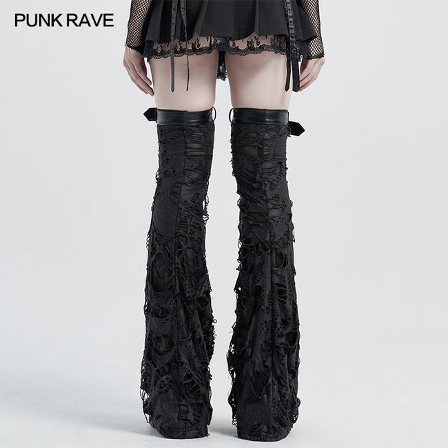 Punk decadent shabby Leg sleeve
